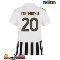 Camisa de Futebol Juventus Andrea Cambiaso #20 Equipamento Principal Mulheres 2026-27 Manga Curta